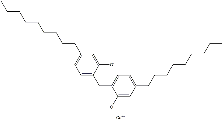 Calcium 2,2'-methylenebis(5-nonylphenoxide) 结构式