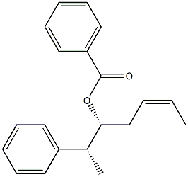 Benzoic acid (1R,3Z)-1-[(R)-1-phenylethyl]-3-pentenyl ester 结构式
