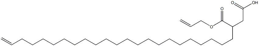 3-(22-Tricosenyl)succinic acid 1-hydrogen 4-allyl ester 结构式