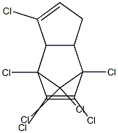 1,4,5,6,7,8,8-Heptachloro-3a,4,7,7a-tetrahydro-4,7-methano-3H-indene 结构式