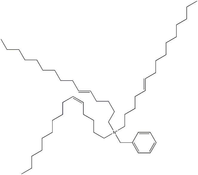 Tri(5-pentadecenyl)benzylaminium 结构式