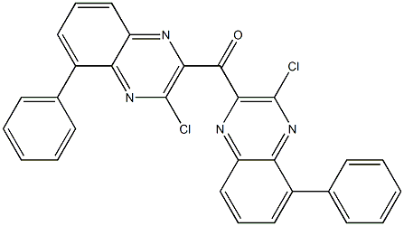 Phenyl(3-chloroquinoxalin-2-yl) ketone 结构式