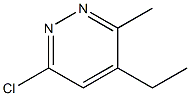 6-Chloro-3-methyl-4-ethylpyridazine 结构式