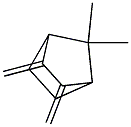 7,7-Dimethyl-2,3-dimethylenebicyclo[2.2.1]heptane 结构式