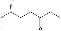 [S,(+)]-6-Methyl-3-octanone 结构式