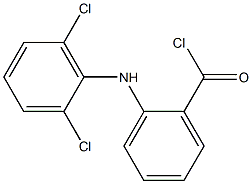 o-(2,6-Dichloroanilino)benzoyl chloride 结构式