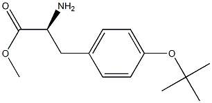 O-(1,1-Dimethylethyl)-L-tyrosine methyl ester 结构式