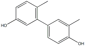 3',6-Dimethyl-1,1'-biphenyl-3,4'-diol 结构式