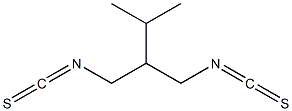 2-Isopropylpropane-1,3-diylbis(isothiocyanate) 结构式