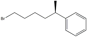 [R,(-)]-1-Bromo-5-phenylhexane 结构式