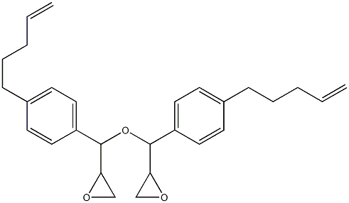 4-(4-Pentenyl)phenylglycidyl ether 结构式