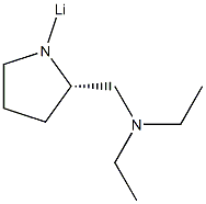 (2S)-1-Lithio-2-[(diethylamino)methyl]pyrrolidine 结构式