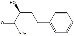 [S,(-)]-2-Hydroxy-4-phenylbutyramide 结构式