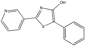 2-(3-Pyridinyl)-5-phenylthiazol-4-ol 结构式