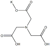 2,2'-(Potassiooxycarbonylmethylimino)diacetic acid 结构式