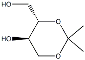 2-O,4-O-Isopropylidene-D-erythritol 结构式