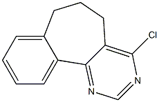 4-Chloro-6,7-dihydro-5H-benzo[6,7]cyclohepta[1,2-d]pyrimidine 结构式