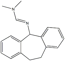 N2-[10,11-Dihydro-5H-dibenzo[a,d]cyclohepten-5-yl]-N1,N1-dimethylformamidine 结构式