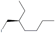 [S,(+)]-1-Iodo-2-ethylhexane 结构式