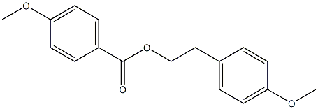 4-Methoxybenzoic acid 2-(4-methoxyphenyl)ethyl ester 结构式