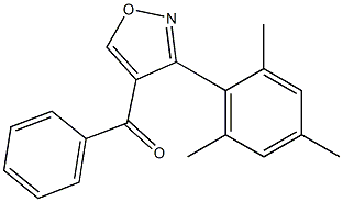 3-(2,4,6-Trimethylphenyl)-4-benzoylisoxazole 结构式