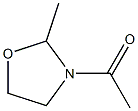 3-Acetyl-2-methyloxazolidine 结构式