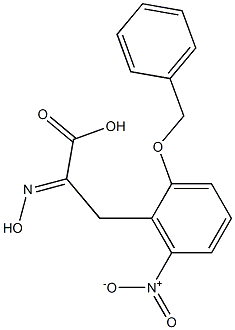 3-(2-Benzyloxy-6-nitrophenyl)-2-hydroxyiminopropionic acid 结构式