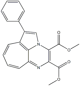 1-Phenyl-2a,5-diaza-2aH-benz[cd]azulene-3,4-dicarboxylic acid dimethyl ester 结构式