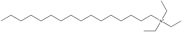 Hexadecyltriethylaminium 结构式