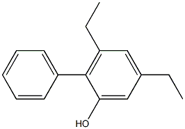 2-Phenyl-3,5-diethylphenol 结构式