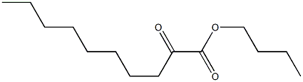 2-Oxodecanoic acid butyl ester 结构式