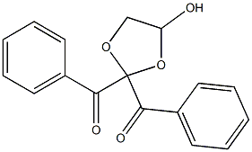 5-Hydroxy-2,2-dibenzoyl-1,3-dioxolane 结构式