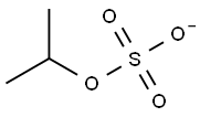 (1-Methylethylsulfate)ion 结构式