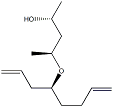 (1R,3S)-3-[[(1S)-1-Allyl-4-pentenyl]oxy]-1,3-dimethyl-1-propanol 结构式