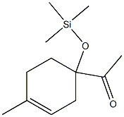 1-(1-(Trimethylsilyloxy)-4-methyl-3-cyclohexenyl)ethanone 结构式