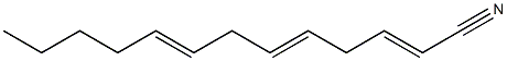 2,5,8-Tridecatrienenitrile 结构式