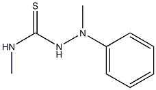 1,4-Dimethyl-1-phenylthiosemicarbazide 结构式