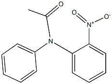 N-(2-Nitrophenyl)-N-phenylacetamide 结构式