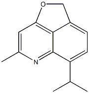 8-Isopropyl-2-methyl-5H-furo[2,3,4-de]quinoline 结构式