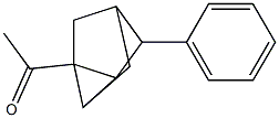 2-Acetyl-5-phenyltricyclo[2.2.1.02,6]heptane 结构式