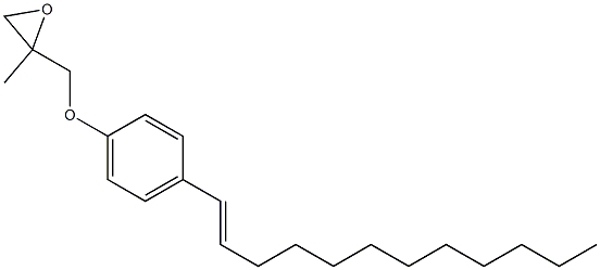 4-(1-Dodecenyl)phenyl 2-methylglycidyl ether 结构式