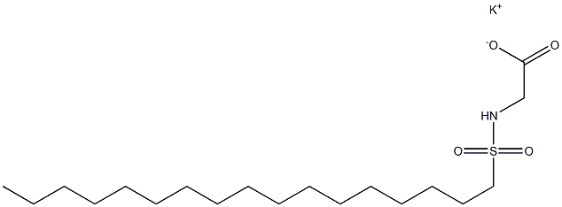 N-Heptadecylsulfonylglycine potassium salt 结构式