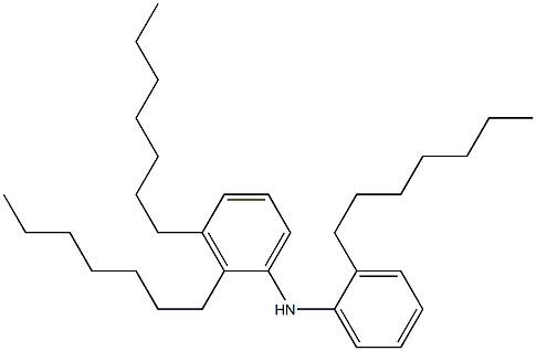 2,2',3'-Triheptyl[iminobisbenzene] 结构式