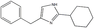 4-Benzyl-2-cyclohexyl-1H-imidazole 结构式