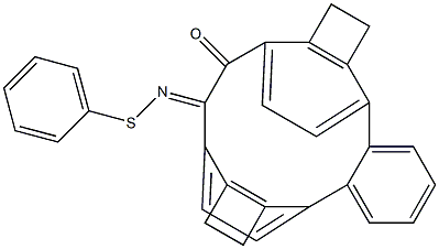 1,2-[o-Phenylenebis(ethylene-4,1-phenylene)]-1,2-ethanedione 1-(S-phenyl thioxime) 结构式