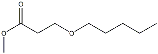 3-Pentyloxypropionic acid methyl ester 结构式