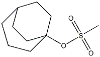 Methanesulfonic acid bicyclo[3.2.2]nonan-1-yl ester 结构式