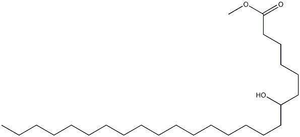 7-Hydroxytetracosanoic acid methyl ester 结构式