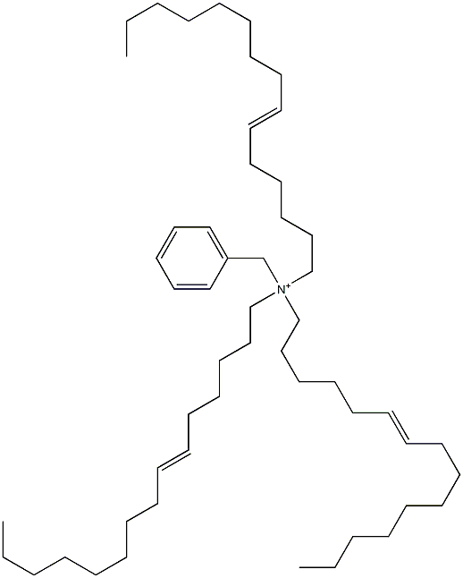 Tri(6-pentadecenyl)benzylaminium 结构式