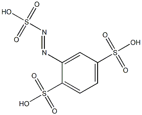 2,5-Disulfobenzenediazosulfonic acid 结构式
